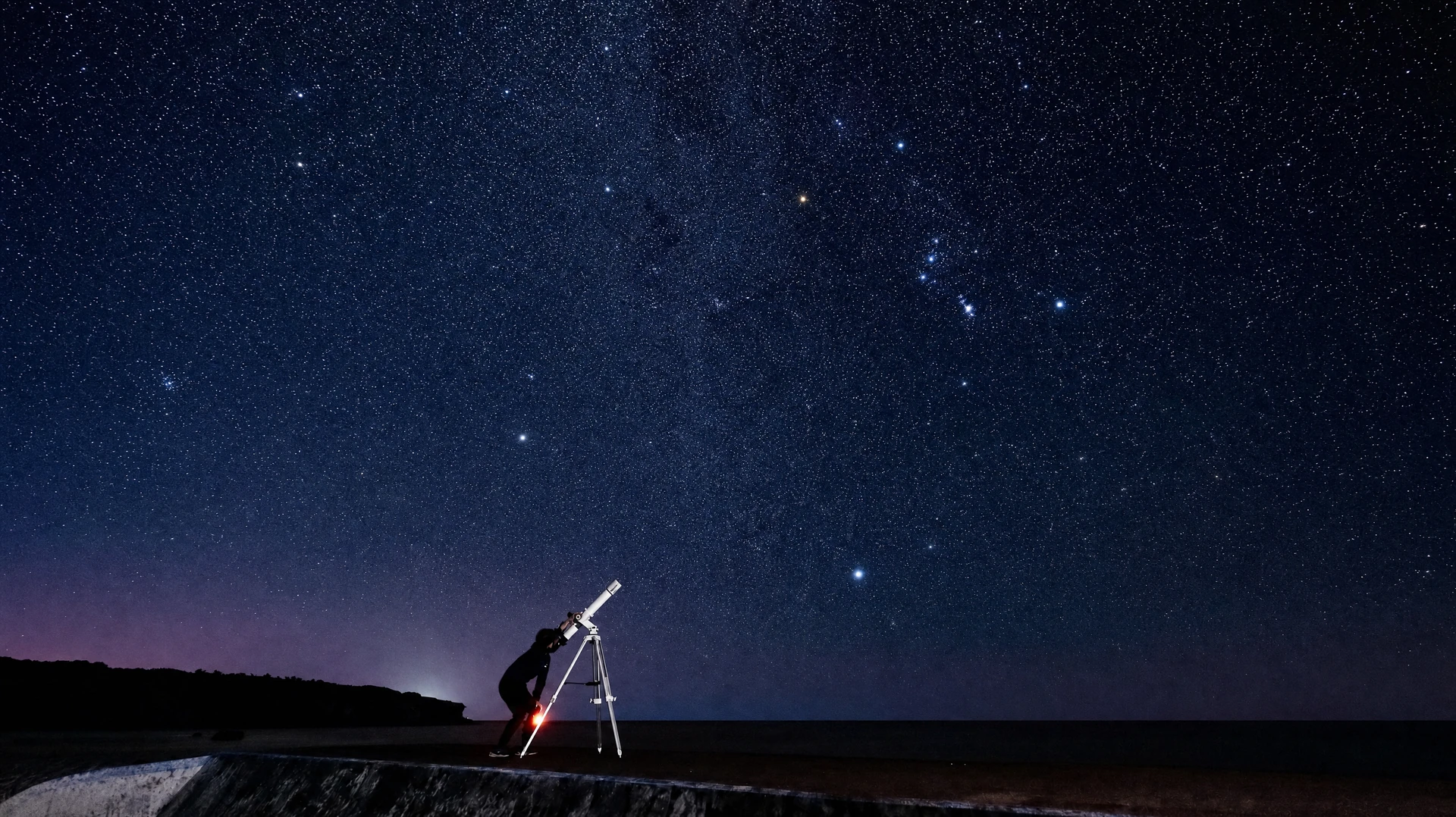1月の宮古島で見上げる満天の星空